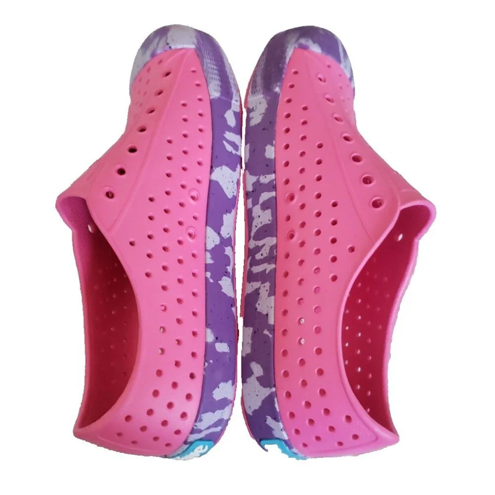 Native Jefferson The Circle Whistler Slip-On Sneaker Shoe Pink  Big Kids Size J6